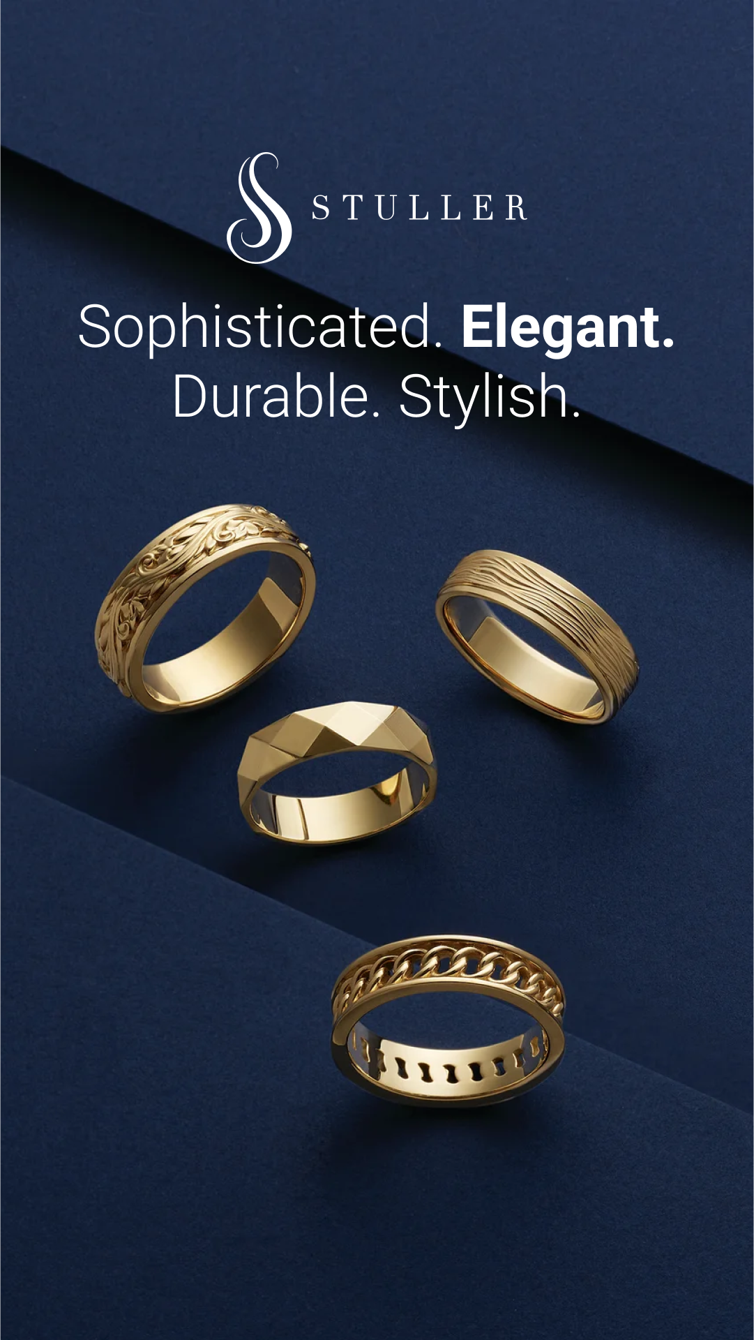 Social Ads - Stuller - Men's Wedding Bands figma graphic design social media web design