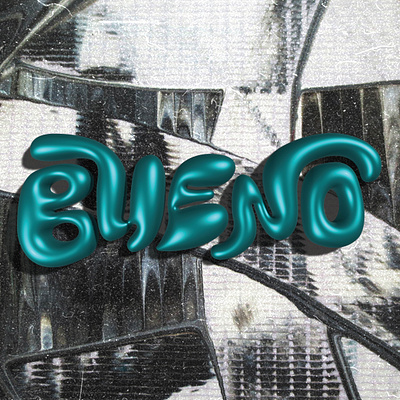 "BUENO" 3d Logo Design 3d 3d logo design 3d typography design graphic design logo