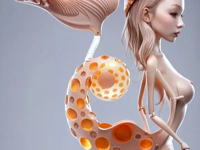 Mermaid AI render from drawing ai illustration mermaid ocean