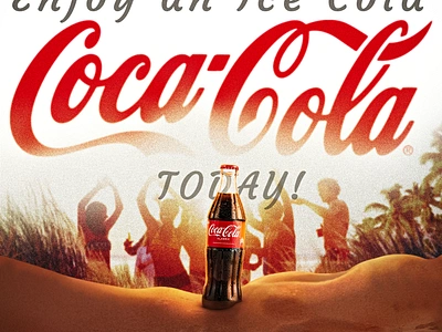 Coca-Cola Poster branding food poster graphic design poster design