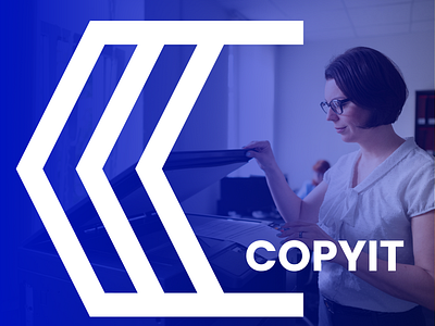 COPY IT agency appicon brand c lettermark copies copy design icon letter c library logo paste photocopy repeat services