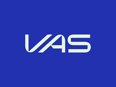 VAS Wordmark brand identity branding energy font logo logotype wordmark