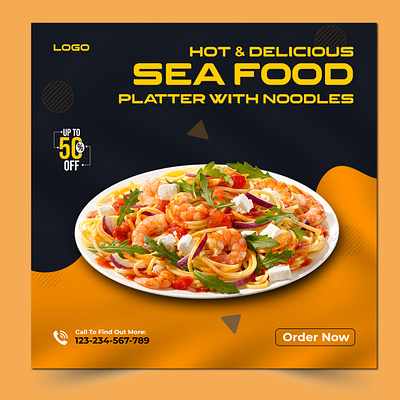 Social media post ad design advertise branding design food graphic design illustration post post design social media social media ad typography vector