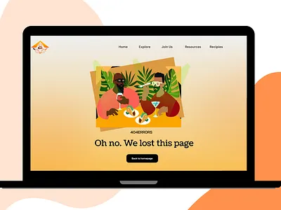 Day: 8 Error Page errorpage graphic design illustrations ui