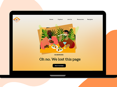 Day: 8 Error Page errorpage graphic design illustrations ui