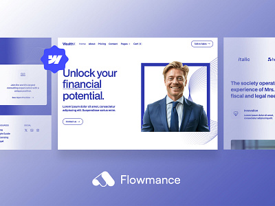 🚀 Wealth X - Startup Webflow Template 🚀 agency template design illustration template ui webflow webflow template webflowtemplate websitedesign