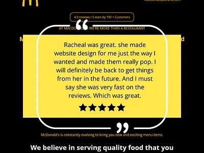 Review on a Website Design on Gohighlevel branding email marketing email template form gohighlevel expert landing page lead generation restaurant website sales funnel strategist website design wix studio