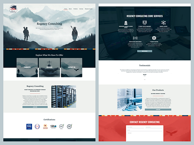 Full Design and Development on Elementor - Regency Consulting design elementor ui web design web develop wordpress