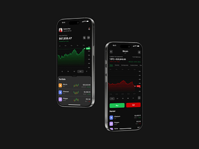 Crypto Trading App crypto trading app mobile app design mobile design trading app trading app ui ui ui design