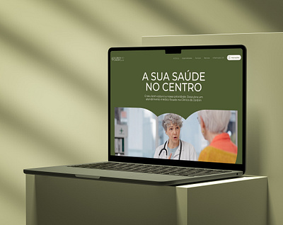 Clínica do Jardim - Healthcare Website healthcare interface design medical ui visual design website wireframe