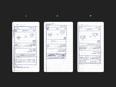 uiux application request page of AloPeyk app button design logo mobile design request sketching ui uiux ux design visual design web design wireframe