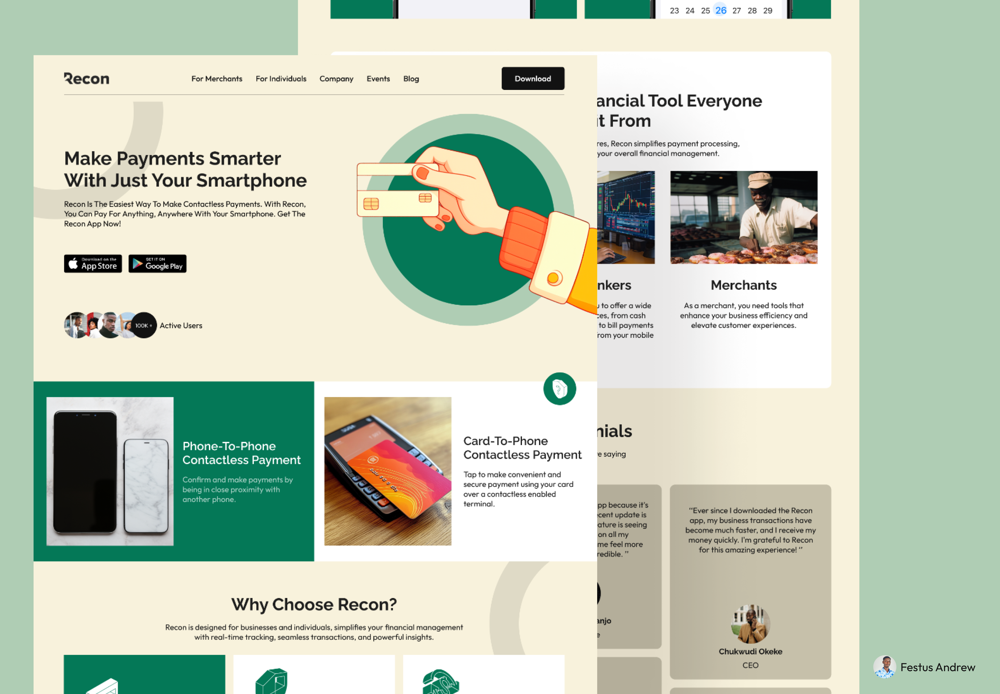 Recon 3d animation branding design graphic design logo motion graphics redesign ui web web design