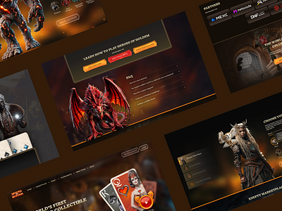 Heroes of Holdem design graphic design illustration ui ux