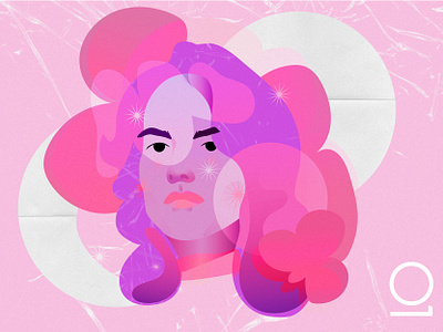 Portrait Practice art bubblegum digital experimental illustration pink plastic portrait stylized visual graphic