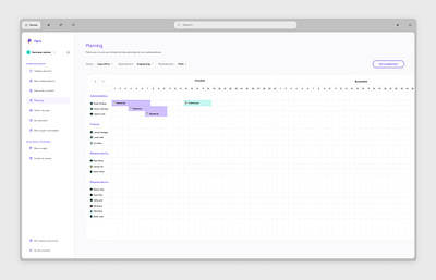 🗞️ Pigma: Streamlining HR with Elegance and Efficiency app calendar colors design france hr logo planning product design saas schedule sidebar team time track ui ux web