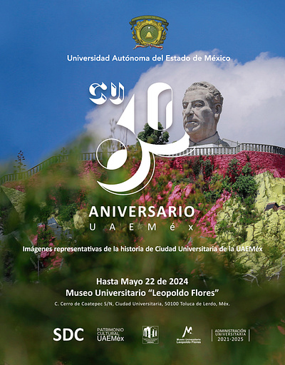 CU 60 Aniversario UAEMéx aniversary branding education graphic design institute logo