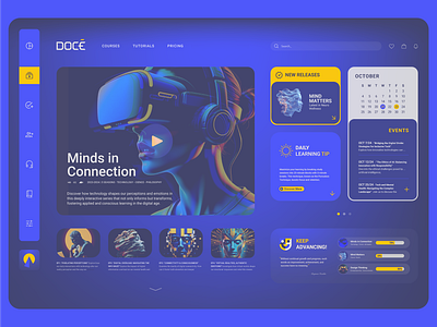 Docē | Logo & Brand Design branding education graphic design logo ui