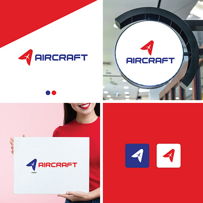 Aircraft logo & brand identity design aircraft airport brand branddesign brandidentity branding creative design designlogo graphic design house illustration logo logoinspirations realestatelogo