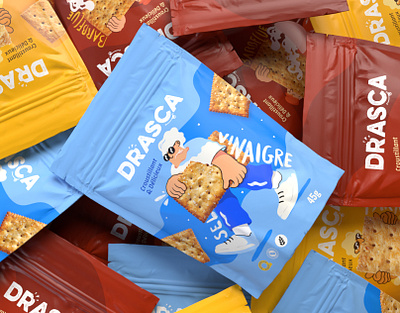 Bold Character Design for Cracker Brand art bold brandidentity branding cartoon character design comics crackers fun graphic design illustration packaging packaging design procreate render sketch