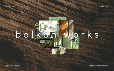 balkon.works branding architect architecture brandidentity branding eco eco friendly graphic green japanese logo minimalism