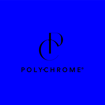 Poly-Chrome branding graphic design logo