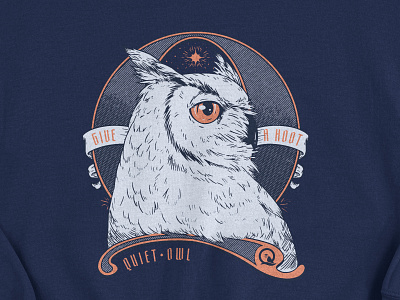 Quiet Owl - Swag Illustration drinkware illustration merch owl quiet owl swag tshirts