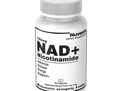 Nuverix bottle branding graphic design logo supplement