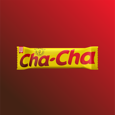 Cha-Cha [LU fictional rebranding] belgian chocolate branding cha cha chocolate bar graphic design logo lu brand