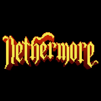 Nethermore lettering logo typography