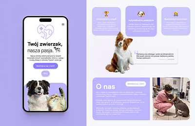 website design for veterinary clinic app branding design designer figma graphic design illustration landing logo pet typography ui uiux ux vector vet web website