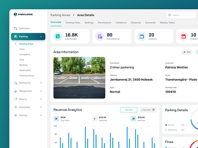 Parking & Fine Management Platform admin panel analytics app design car park dashboard design dribbble figma graphs parking parking management product design saas ui user experience user interface ux visual design web app web app design