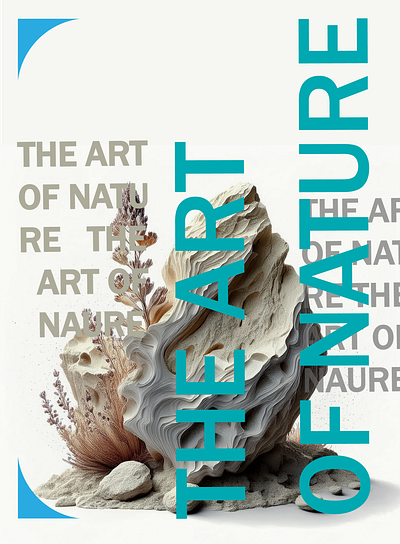 THE ART OF NATURE POSTER CONCEPT 2024 design graphic design