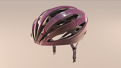 Groovy Road Bike Helmet concept design 3d 3d animation 3d art 3d model bike blender branding cycles design graphic design helmet industrial design photorealistic photorealistic render product product animation product design product render render sports gear