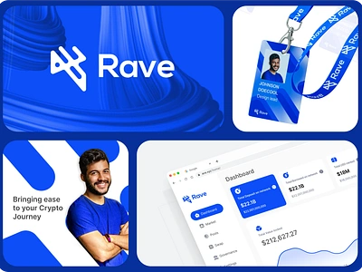 Rave Brand design bento grid blockchain brand design brand identity branding clean design crypto cryptocurrency graphic design identity design logo logo design motion graphics ui uiux visual design visuals web3 web3design