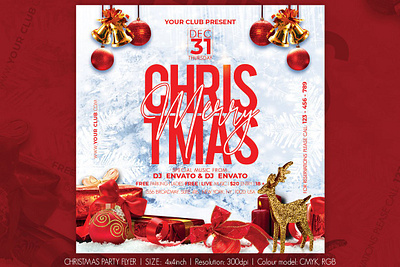 Christmas Party Flyer christmas christmas 2024 christmas celebration christmas flyer christmas party christmas winter cristmas tree event glitter gold golden christmas invitation merry christmas new years eve nightclub santa snowflake xmas celebration