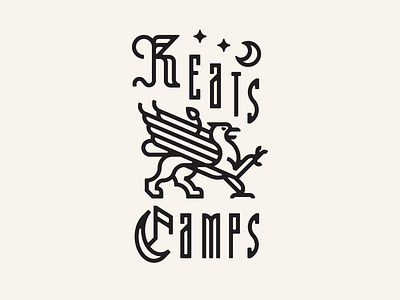 Camp Griffin 2 branding camp design graphic griffin gryphon icon identity illustration logo medieval vancouver