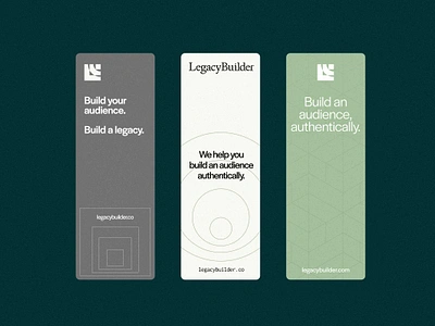 LegacyBuilder | Digital Ads ads brand branding identity logo people typography web