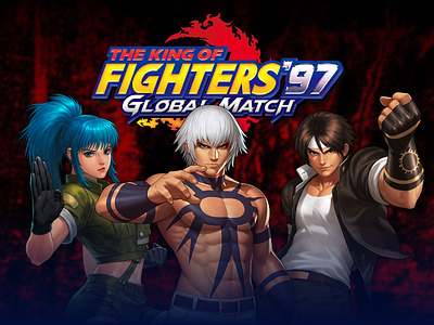 KOF Game UI Design For Practice adobe illustrator adobe photoshop creative game design fighting game figma game design game ui design game user interface graphic design illustration mobile game design mobile game ui ui ui design uiux uiux design user experience web game design