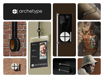 Archetype Visual Identity architect architecture branding branding and identity business card clean design dribbble freelancer graphic design identity logo logo design logo mark minimal modern photo photography signage visual identity