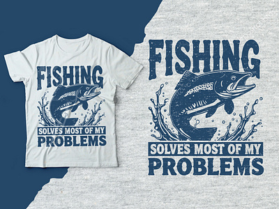 Fishing Solves Most of My Problems T-Shirt Design angler life bass fishing custom fishing design fisherman life fishing fishing addict fishing apparel fishing design fishing gear fishing gift fishing life fishing lifestyle fishing merch fishing shirt fishing tee funny fishing graphic tee outdoor apparel outdoor clothing t shirt design