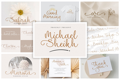 Michael Sheikh (Handwriting Typeface) app branding design font graphic design illustration logo typeface typography ui ux vector