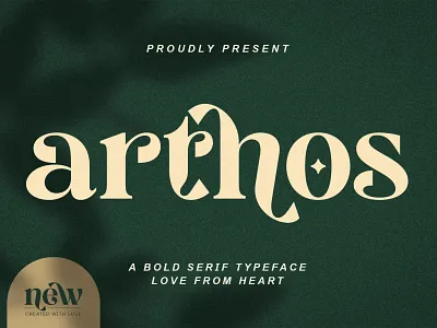 Arthos By Sansakerta branding canva commercial use cricut design digital font display font elegant font font family graphic design heading headline illustration logo magazine modern font serif font social media post typeface typography