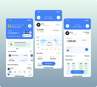 Trading mobile app ux ui design app mobile app mobile design trading trendings trends ux ui