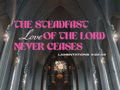 PCM Design Challenge | Lamentations 3:22-23 art artwork church design design challenge graphic design pcmchallenge prochurchmedia social media typography