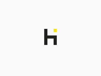 Habitbit Logo Concept ver. 1 bit branding cources dot graphic design habits identity logo logotype management minimal monogram square typography visual identity yellow