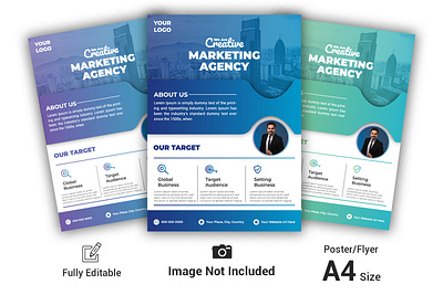 Creative business flyer or poster design template brochure brochure flyer business poster company flyer company poster corporate flyer corporate poster creative flyer creative poster digital flyer digital marketing digital poster flyer flyer poster information poster marketing poster modern poster poster