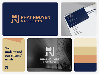 Phat Nguyen & Associates - Logo associates branddesign branding design graphic design identity law lawfirm lawyer legal logo visual