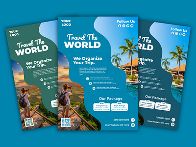 Modern Travel Flyer Design Template brochure brochure flyer business poster business promotion company flyer company poster corporate corporate flyer corporate poster creative flyer creative poster digital flyer digital poster flyer flyer poster information poster marketing poster modern poster poster