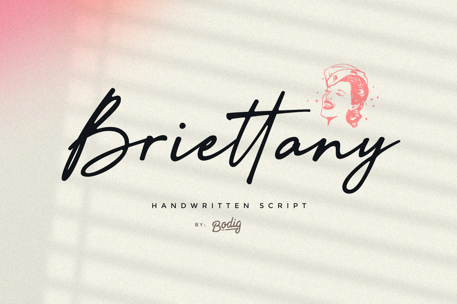 Briettany Font elegant font handletter handwritten script font signature typeface typography