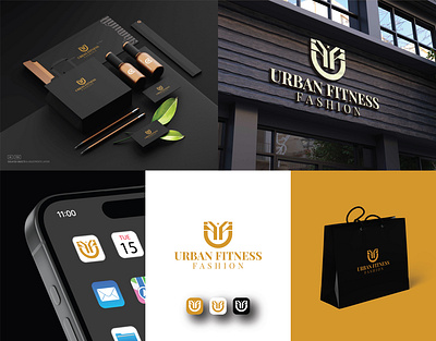 URBAN FITNESS Logo & Brand Identity Design branding business logo creative logo design fashion fashion logo graphic design logo logo design logos lux luxury luxury logo